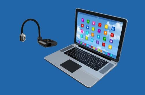 connect document camera aver f17 to laptop